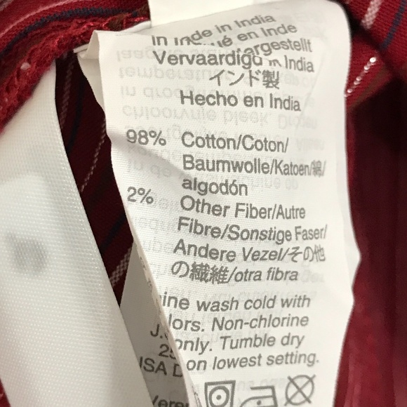 NWT Madewell Swingy Peasant Top in Metallic Stripe Size Medium - Picture 9 of 9